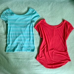 Bundle of 2 Everyday Tees Small Bongo So Plain